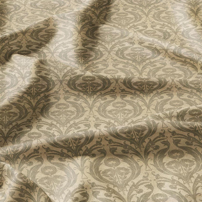 100% linen fabric William Morris Beige print - floral 2105