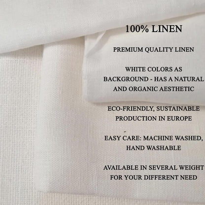 100% LINEN Sweet PEA print fabric 2284