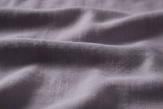 100% linen fabric Medium weight 180gsm Prewashed - dusty purple Solid color