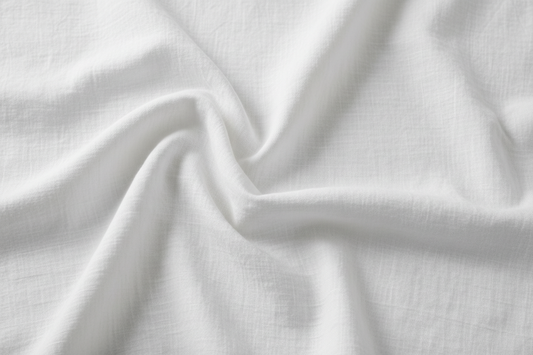 100% linen fabric Medium weight 180gsm Prewashed - white Solid color